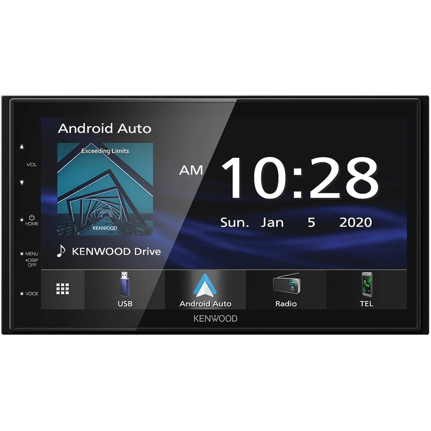 Kenwood DMX4707S Double-DIN In-Dash 6.8 Multimedia Receiver with Bluetooth, Apple CarPlay, Android Auto and SiriusXM Ready