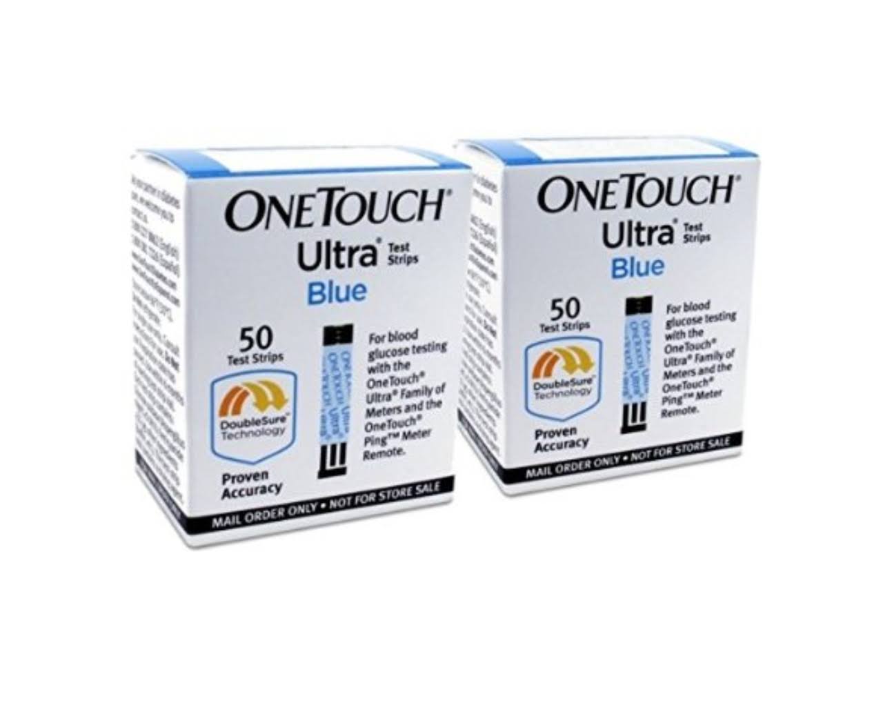 OneTouch Ultra Blue 100 Test Strips for Glucose Care