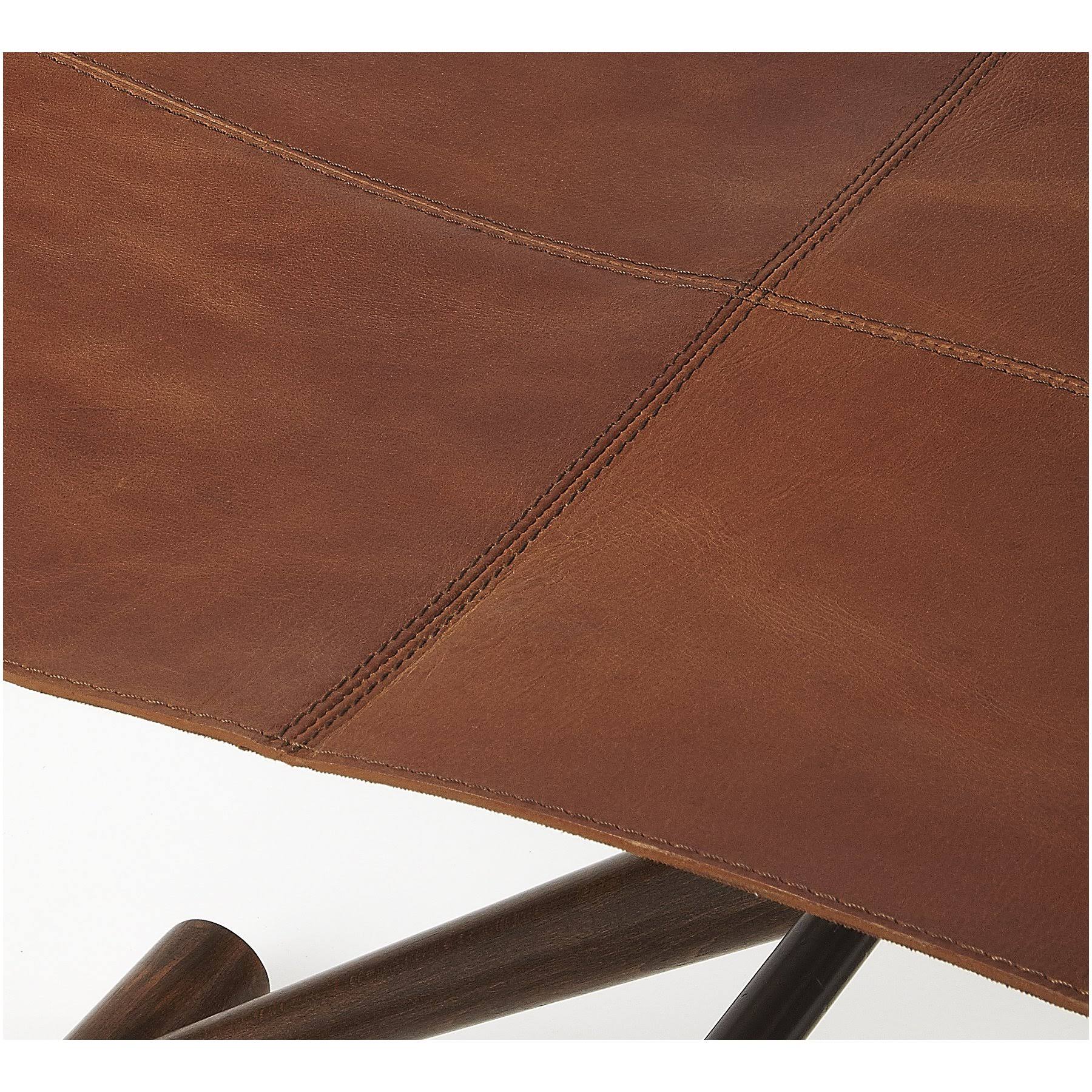Butler Leather Sutton Folding Stool