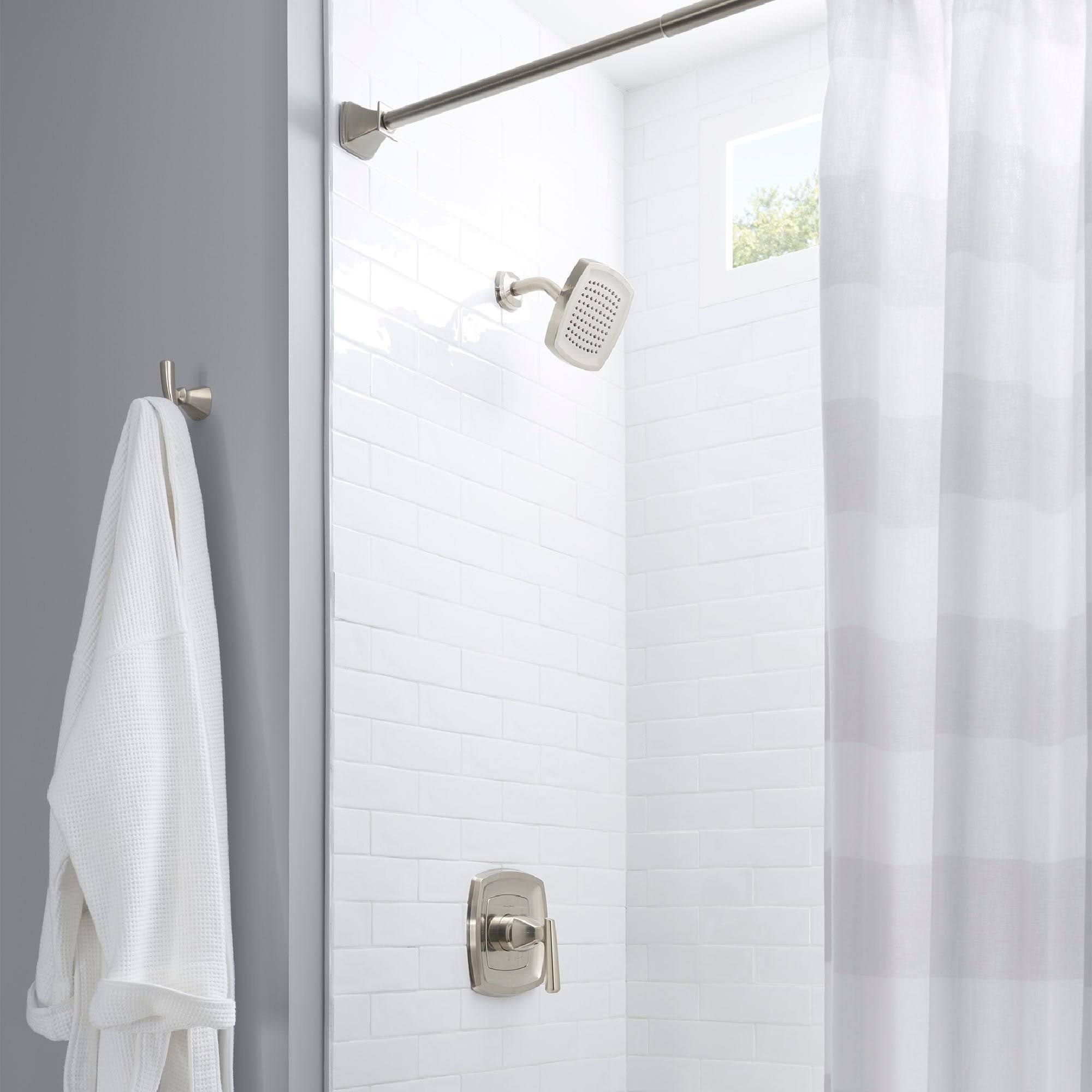 American Standard TU018501.278 Edgemere Shower Only Trim Kit with Cartridge, Legacy Bronze