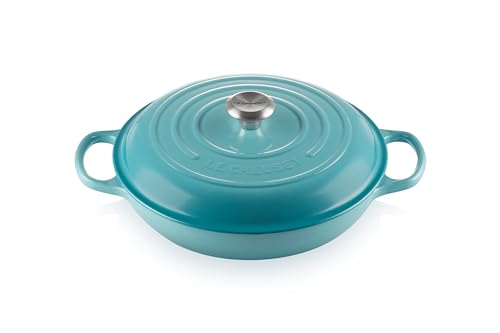 Le Creuset Enameled Cast Iron Signature Braiser, 3.5 qt., Marseille