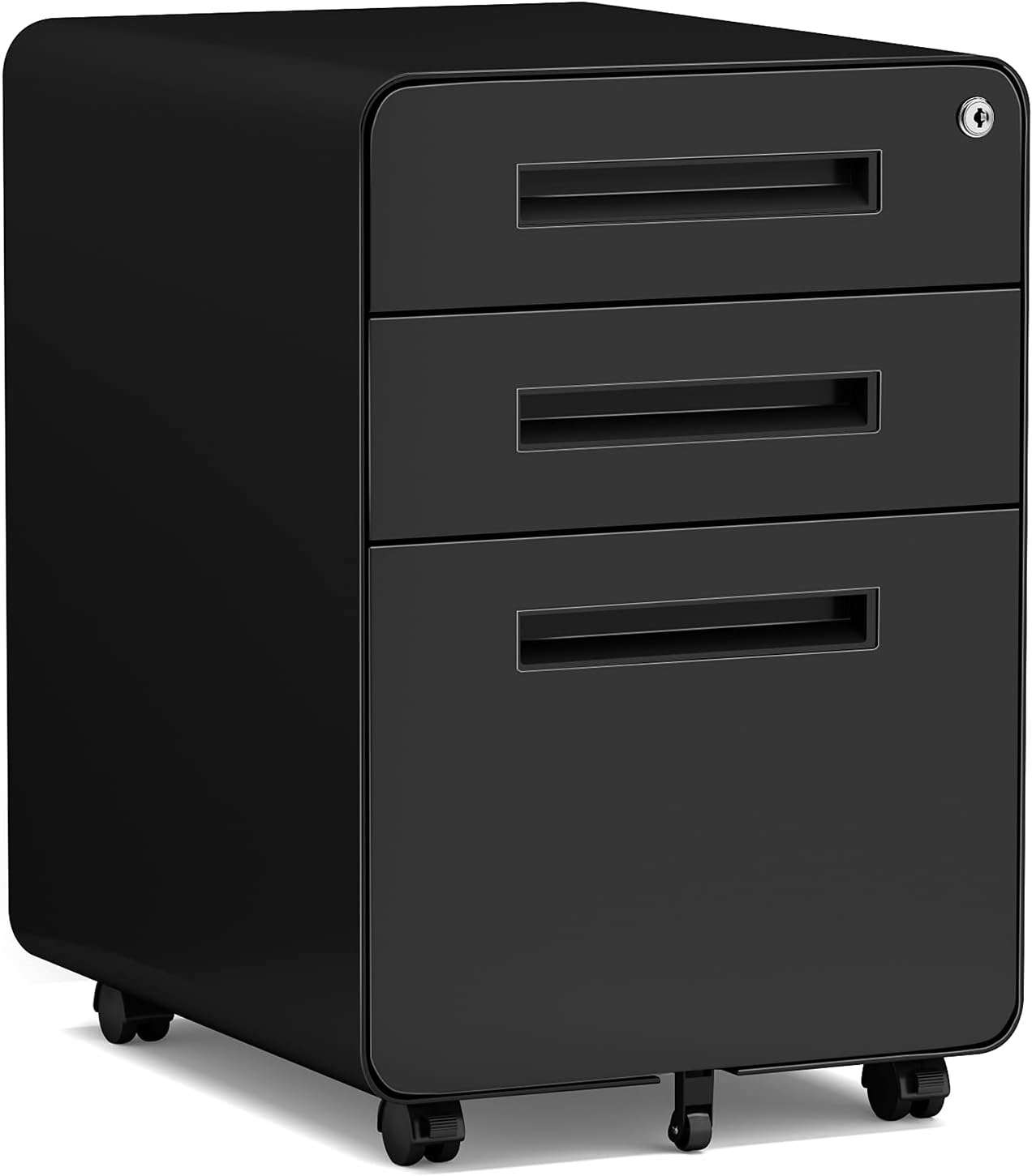 Metal Storage Cabinet with Locking Doors, 72'' Tall Steel Cabinet with 4 Adjustable Shelves, Lockable Metal Utility Cabinet for Garage, Office