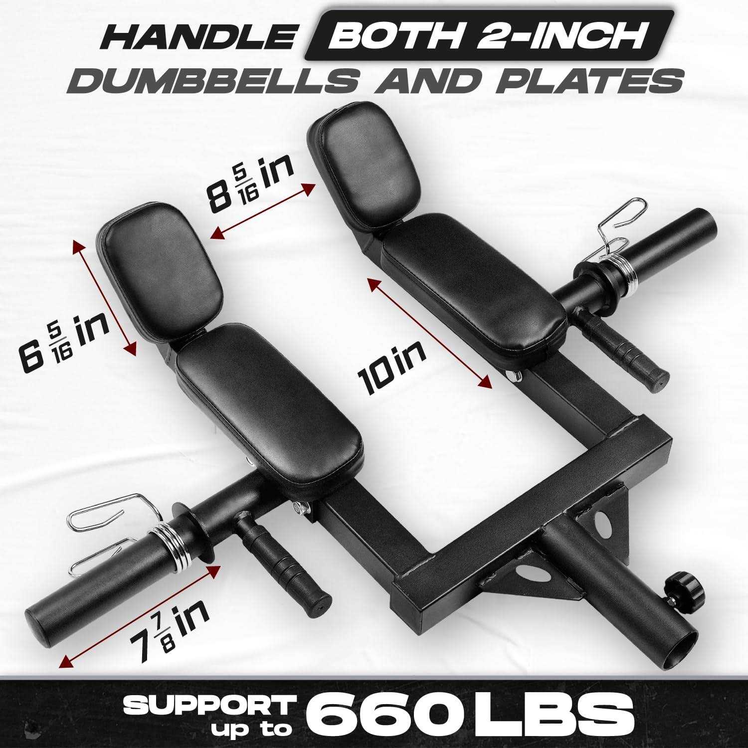 Yes4all Viking Press Landmine Handle Attachment for 2-Inch Olympic Barbell – 3 Hand Grip Positions - Sports Supplies Online Store