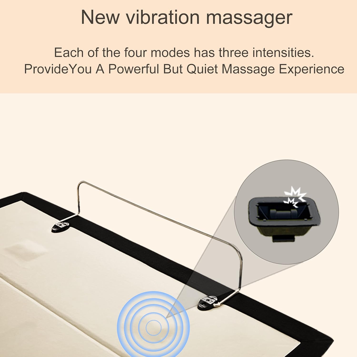 TXL Adjustable Bed Frame, Adjustable Bed Base with Back and Leg Massager , Wireless Remote and Bluetooth APP Syncing, Nightlight, Zero-Gravity