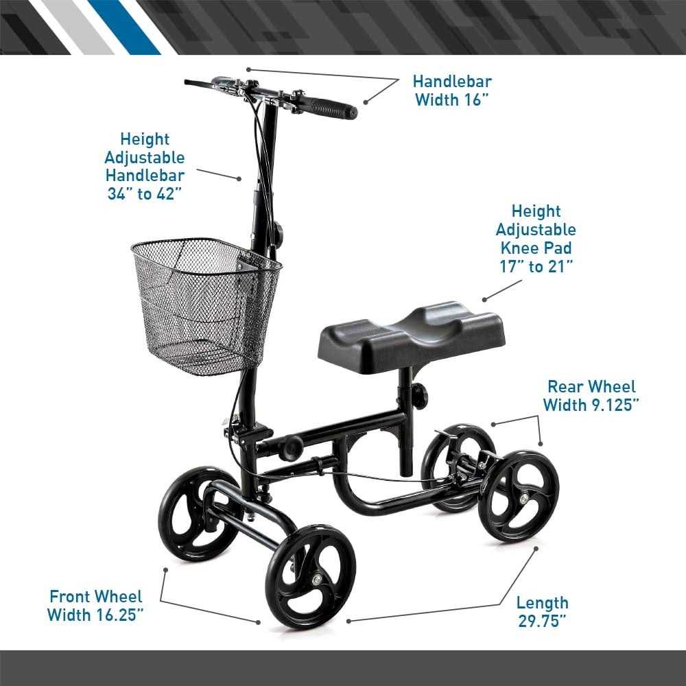 BodyMed Knee Walker for Leg Knee Knee Scooter - Sports Supplies Online Store