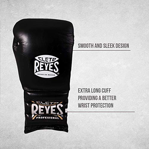 CLETO REYES Traditional Professional Boxing Gloves with Laces for Training, Sparring and Heavy Punching Bags for Men and Women, MMA, Kickboxing
