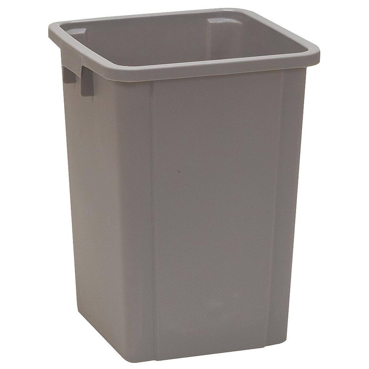 Tough Guy 4PGR8 19 gal. Gray Square Trash Can