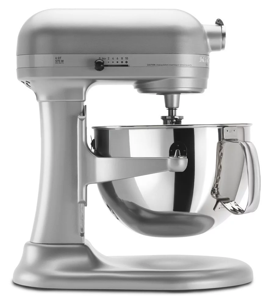 Kitchenaid Stand Mixer - 6 qt - Pro 600 - Nickel Pearl - Radiant Selections