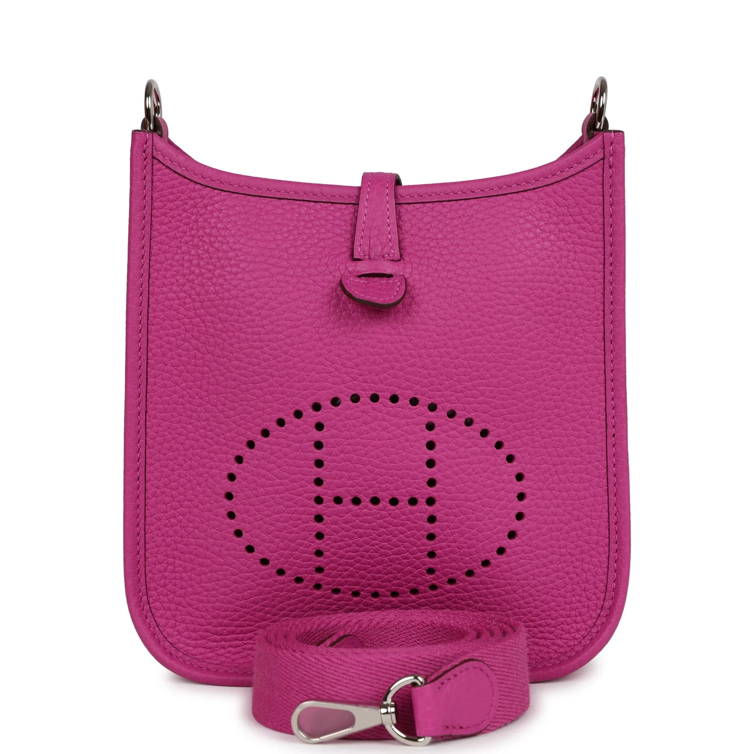 Hermes Evelyne TPM Magnolia Clemence Palladium Hardware