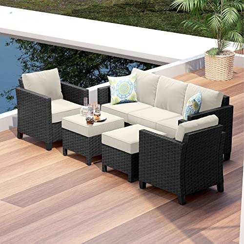 Nestl Patio Furniture Set - Outdoor Patio Furniture Sets, Patio Sectional Furniture Set, 5 Piece Patio Furniture Sets, Patio Conversation Sets
