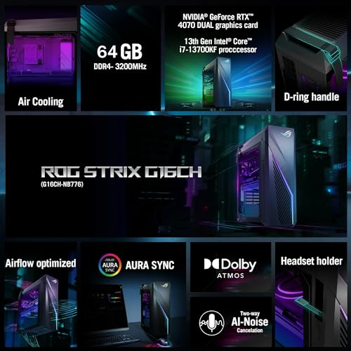 ASUS 2022 ROG Strix GL10 Gaming Desktop, AMD Ryzen 5 3600X 6-Core Processor, NVIDIA GeForce GTX 1660 Ti Graphics, 16GB RAM, 1TB PCIe NVMe SSD