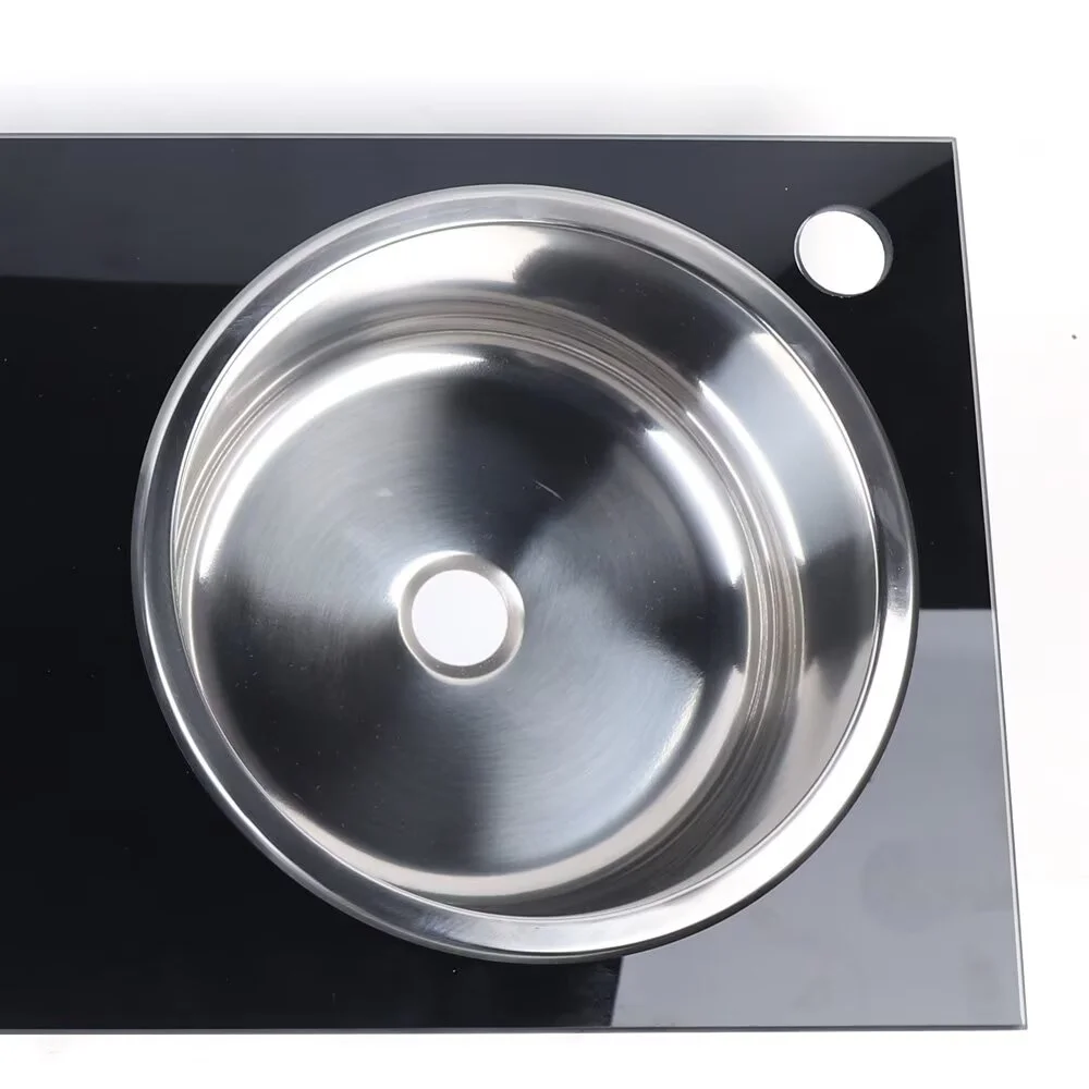 MIDUO 31" LPG Gas Stove, Two Burner Faucet Stove Gas Cooktop, Portable Double Outdoor Cooker with Sink Combo