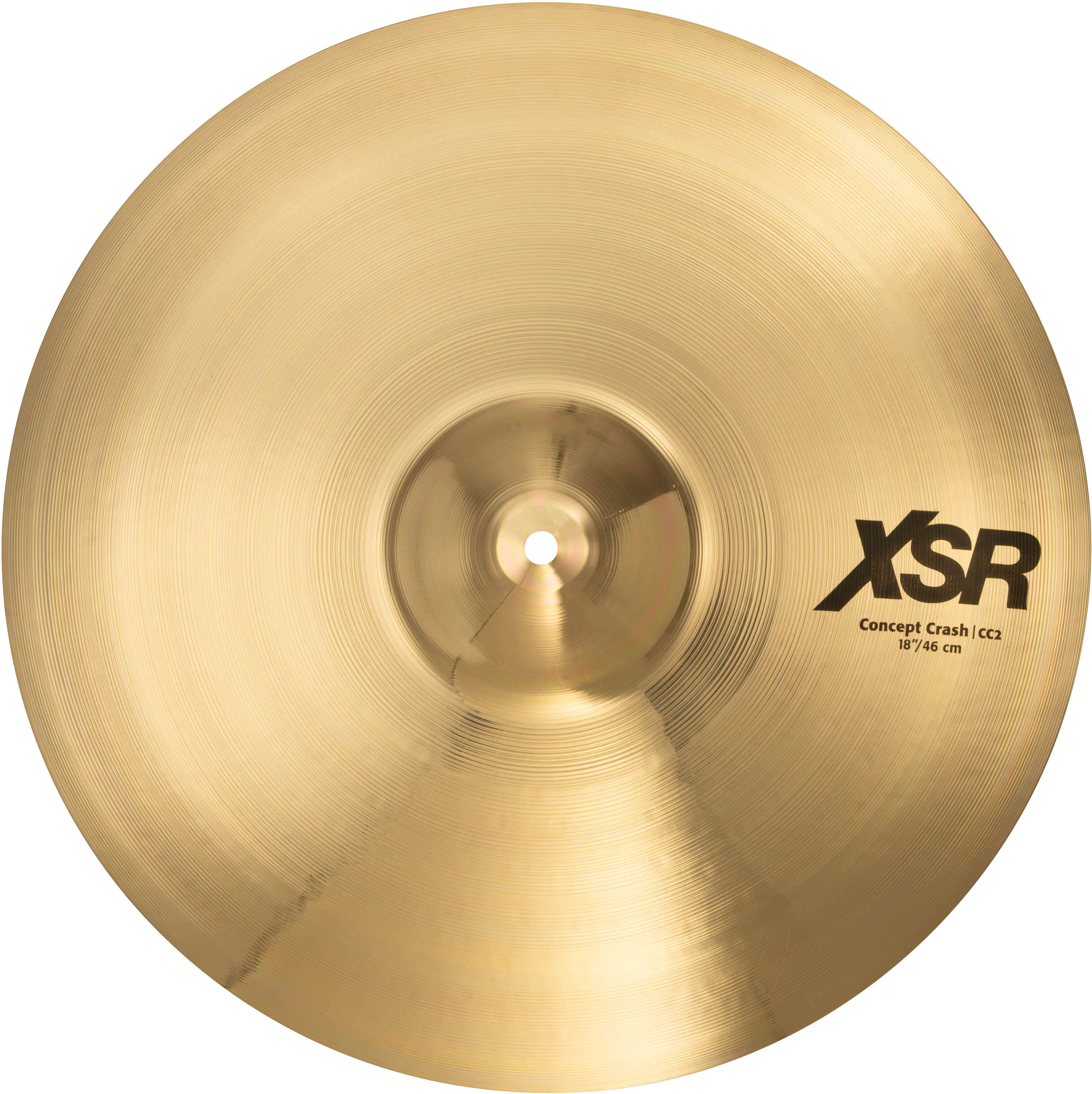 Sabian XSR Concept Fast Crash Cymbal, Brilliant Finish, 18x22
