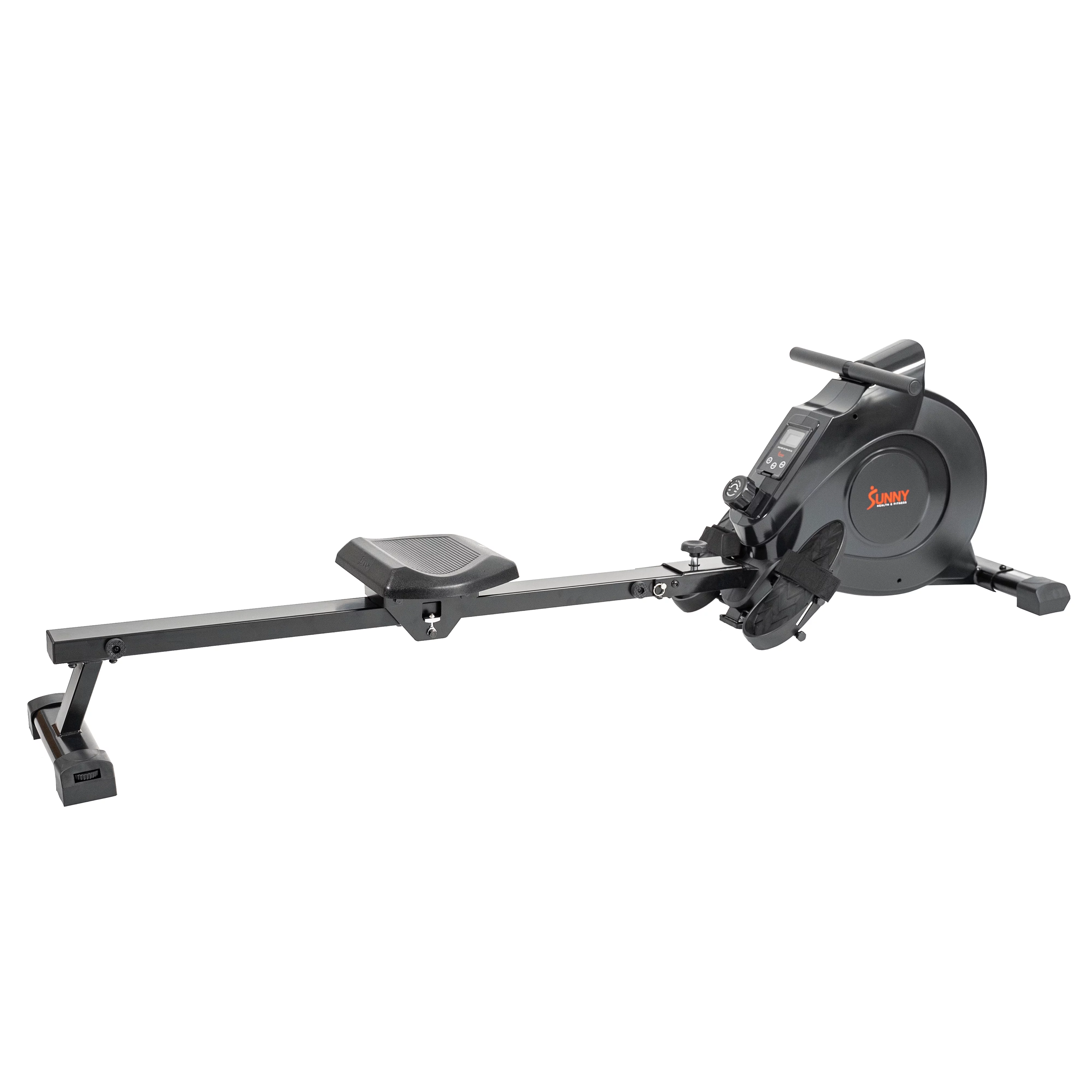Sunny Health & Fitness Smart Magnetic Rowing Machine with Extended Slide Rail with Optional Exclusive SunnyFit® App Enhanced Bluetooth Connectivity