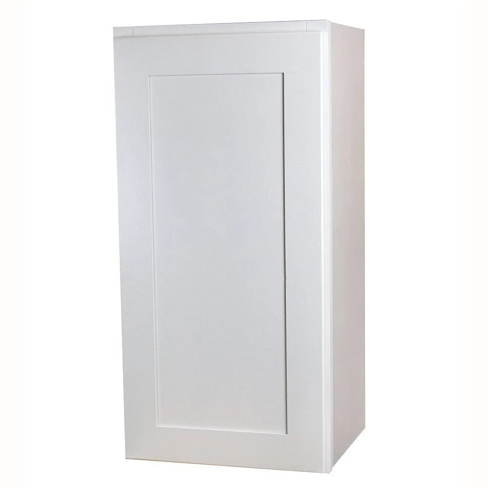GHI Shaker Style White Kitchen Wall Cabinet (21x36 White Shaker Wall Cabinet)