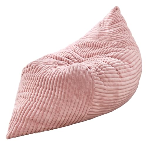 Hobestluk 3 in 1 Bean Bag Chair Giant Bean Bag Chairs Convertible Bean Bag Floor Cushion with Machine Washable Cover