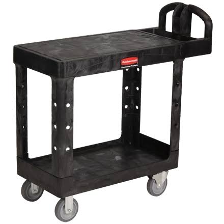 Rubbermaid Flat Shelf Utility Cart 38x22 x 19x22 x 33x22 RUB166