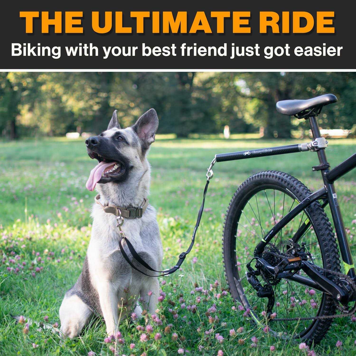 Malabi V2.0-180 Rotating Dog Bike Leash With Shock Absorbers and Quick Attach Mechanism - Pet Supplies online store