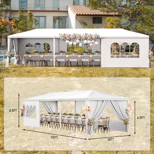 Outdoor Party Tent 10x30 Black Tents for Parties