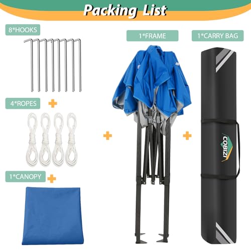 COBIZI 13x26 Pop Up Tent 13x26 Canopy with Sidewalls Heavy Duty Canopy Party Tent for Parties