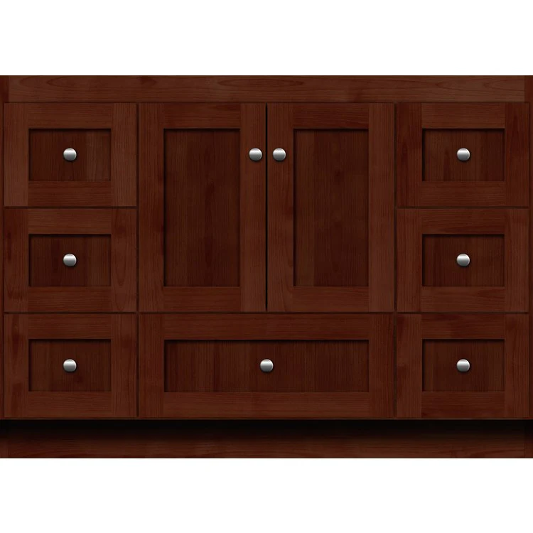 Simplicity Shaker 48"W x 21"D x 34.5"H Single Bathroom Vanity Cabinet Only with Side Drawers