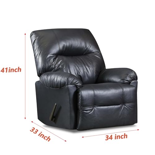 Modern Lazy Boy Recliner Chair&Recliner Chairs for Adults,Manual Reclining Chair&Rocker Recliner Chair with Footrest&Adjustable Backrest