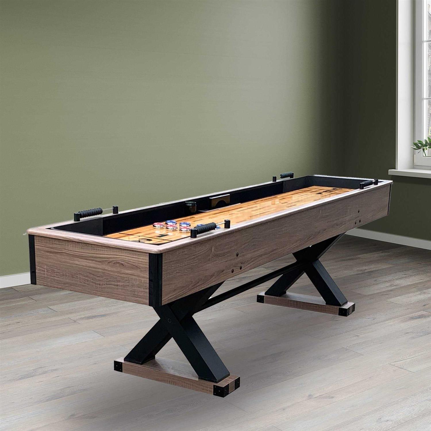 Hathaway Excalibur 9-ft Shuffleboard Table - Sports Supplies Online Store
