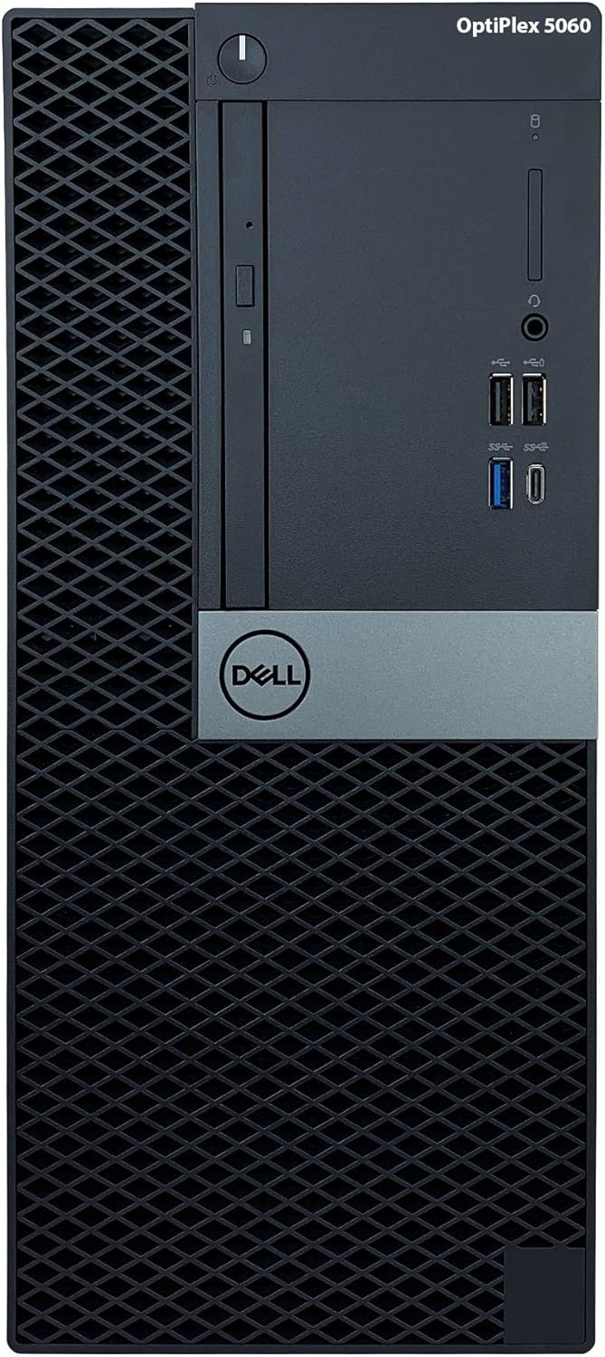 Dell Optiplex 5060 Tower Desktop - 8th Gen Intel Core i7-8700 3.20GHz (Up to 4.60GHz), 16GB DDR4 2666MHz Memory, 512GB SSD, Intel UHD Graphics 630