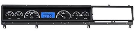 Dakota Digital 66 67 Ford Fairlane Car Analog Dash Gauges System Kit Black Alloy Blue VHX-66F-FAR-K-B