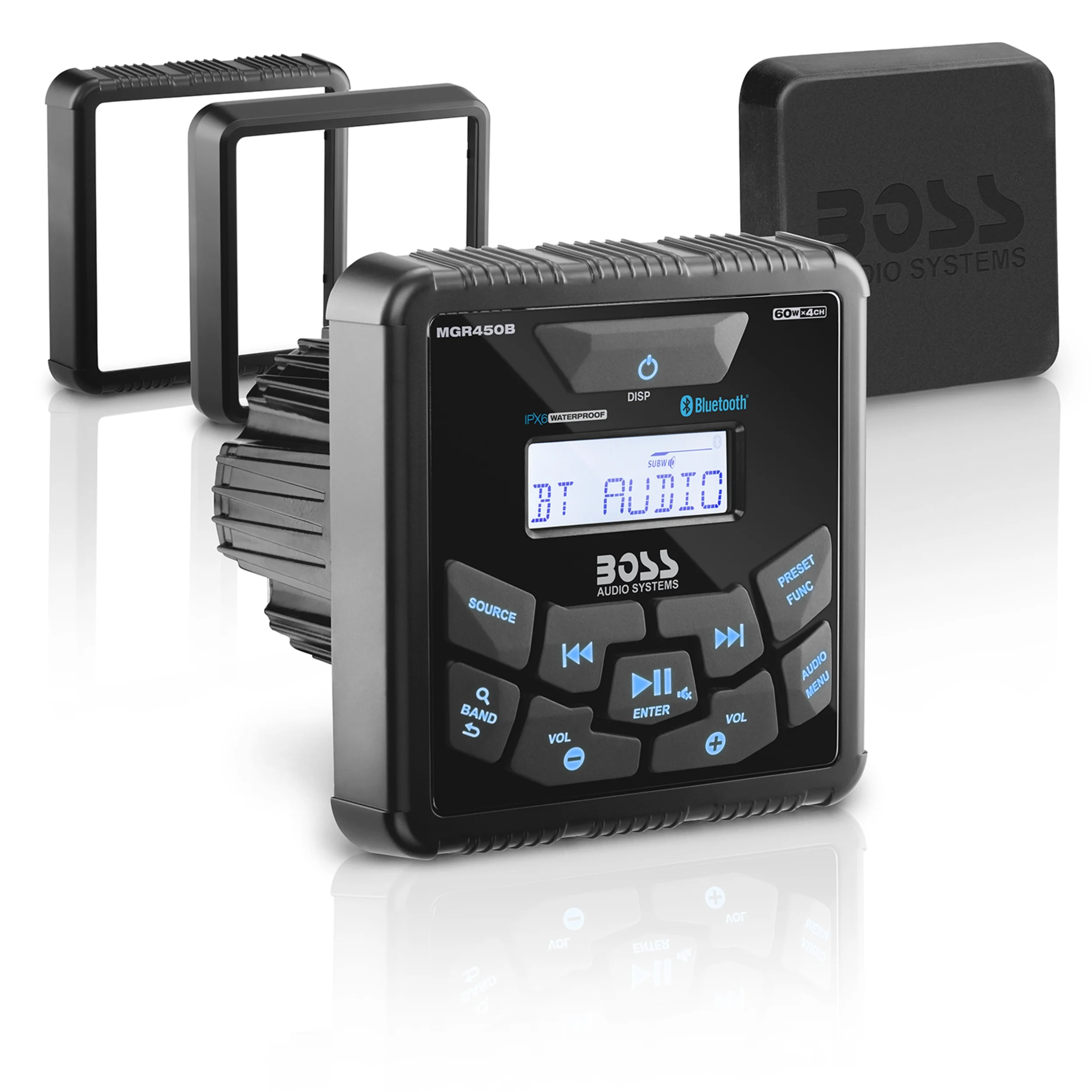 BOSS Audio MGR450B Marine Bluetooth MP3 Radio Stereo Boat Audio Receiver Player