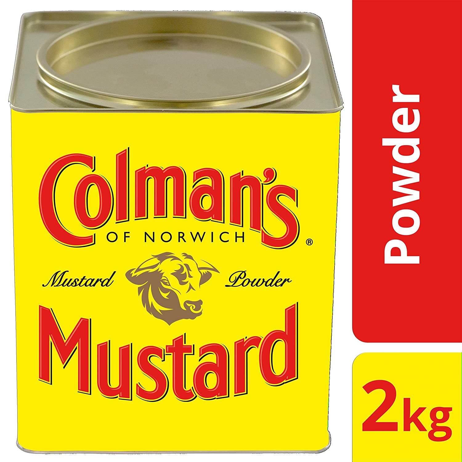 Colman's Double Superfine Mustard Powder, 4 Pound 6 Ounce Tin