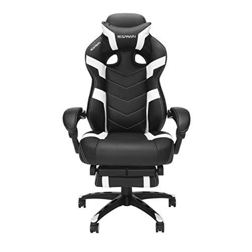 RESPAWN 110 Pro Gaming Chair - Gaming Chair with Footrest, Reclining Gaming Chair, Video Gaming Computer Desk Chair, Adjustable Desk Chair