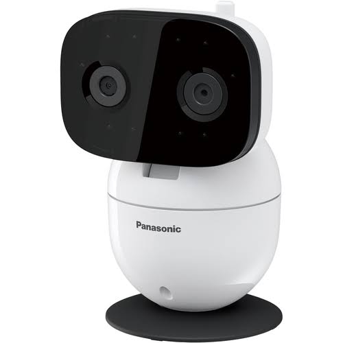 Panasonic Smart Baby Monitor KX-HN4001W Baby Monitor with 1 Indoor cameras Night Vision and Temperature sensor, 5 lullabies, two