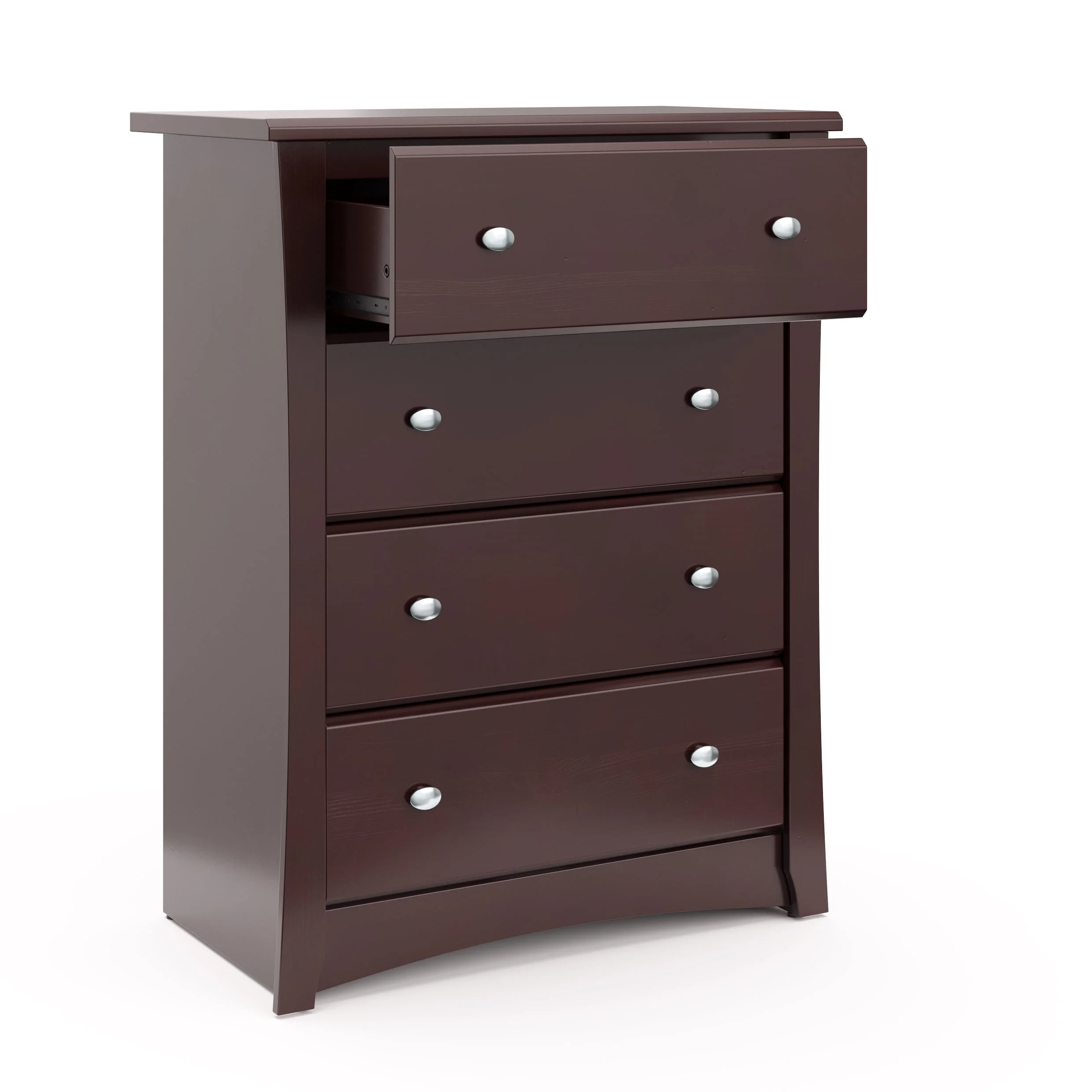 Storkcraft Crescent 4 Drawer Kids Dresser White