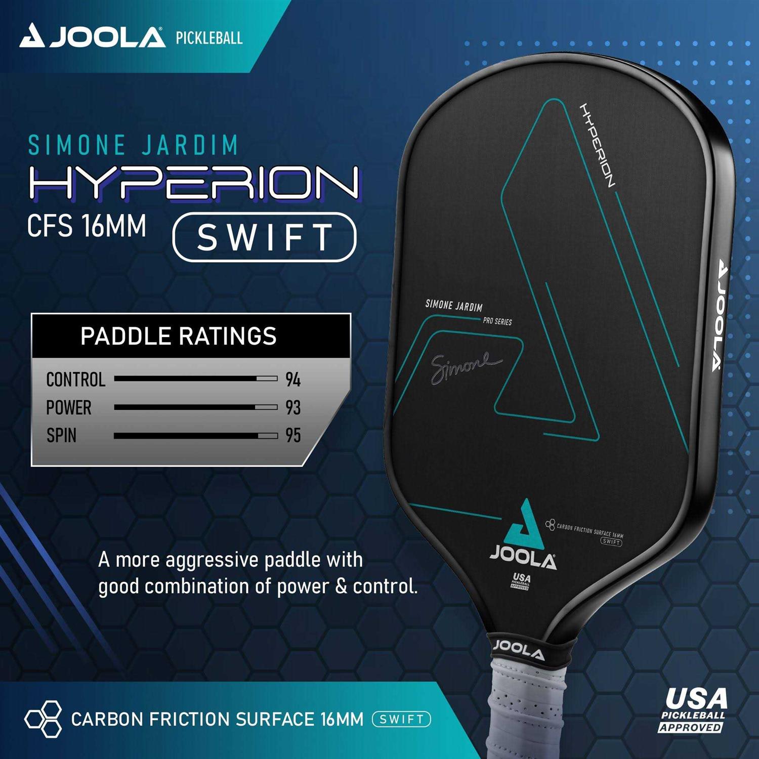 JOOLA Pickleball Paddle Simone Jardim Hyperion CFS - Sports Supplies Online Store