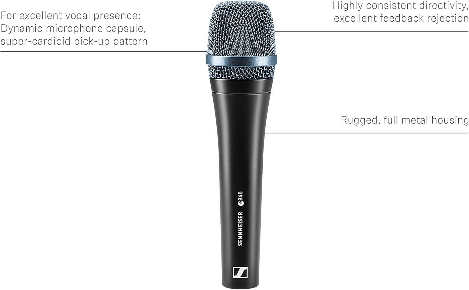 Sennheiser e945 Supercardioid Dynamic Handheld Mic