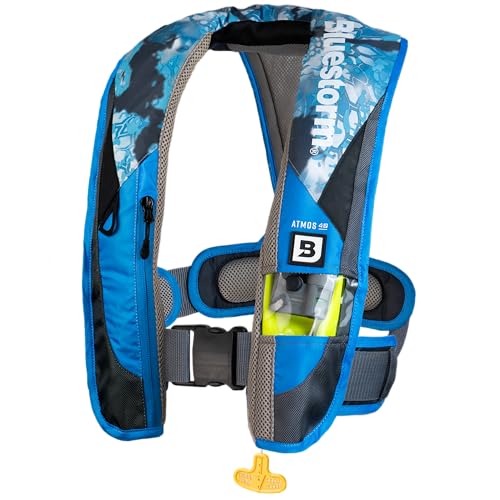 BLUESTORM Atmos 40 Automatic/Manual Inflatable PFD Life Jacket for Adults | US Coast Guard (USCG) Approved Life Vest