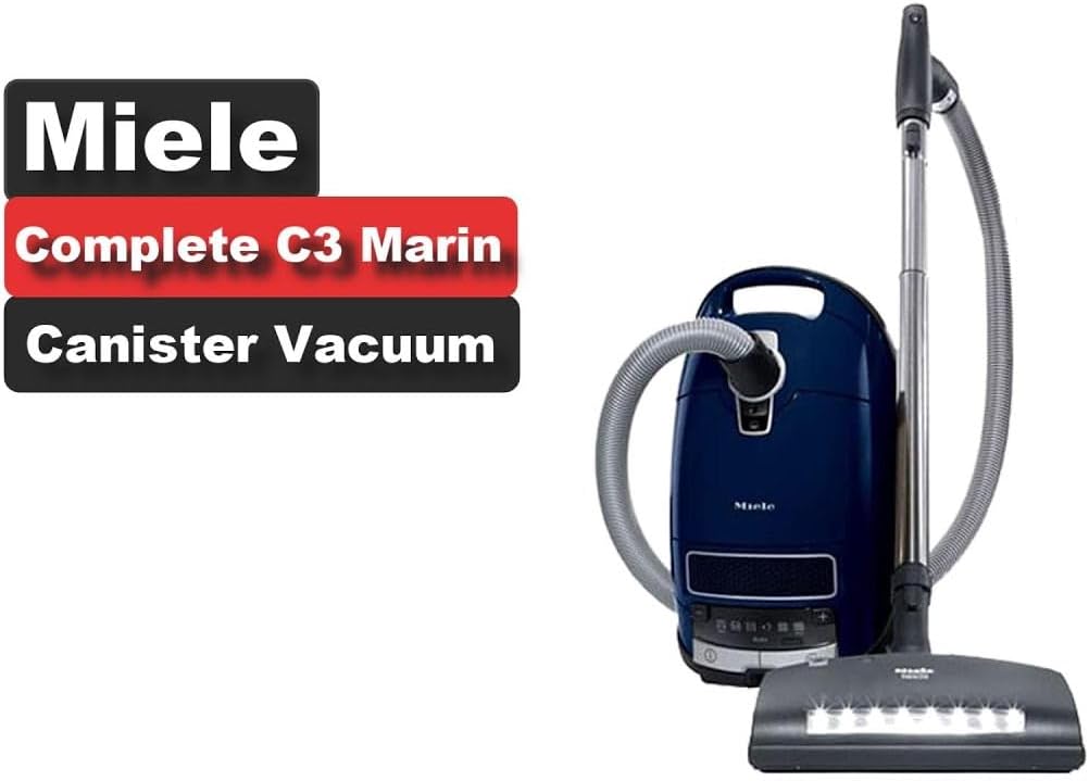 Miele Complete C3 Marin Canister HEPA Canister Vacuum Cleaner with SEB236 Powerhead Bundle