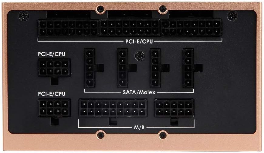 Antec HCG850 Extreme Power Supply 850 Watts 80 Plus Gold PSU with 135mm Silent FDB Fan, Full Modular, Japanese Capacitors, Active PFC