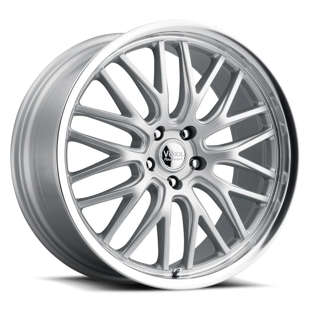 VOXX Masi Rim 19X8.5 5x112 Offset 35 Silver Mirror Mach Lip (Quantity of 1)