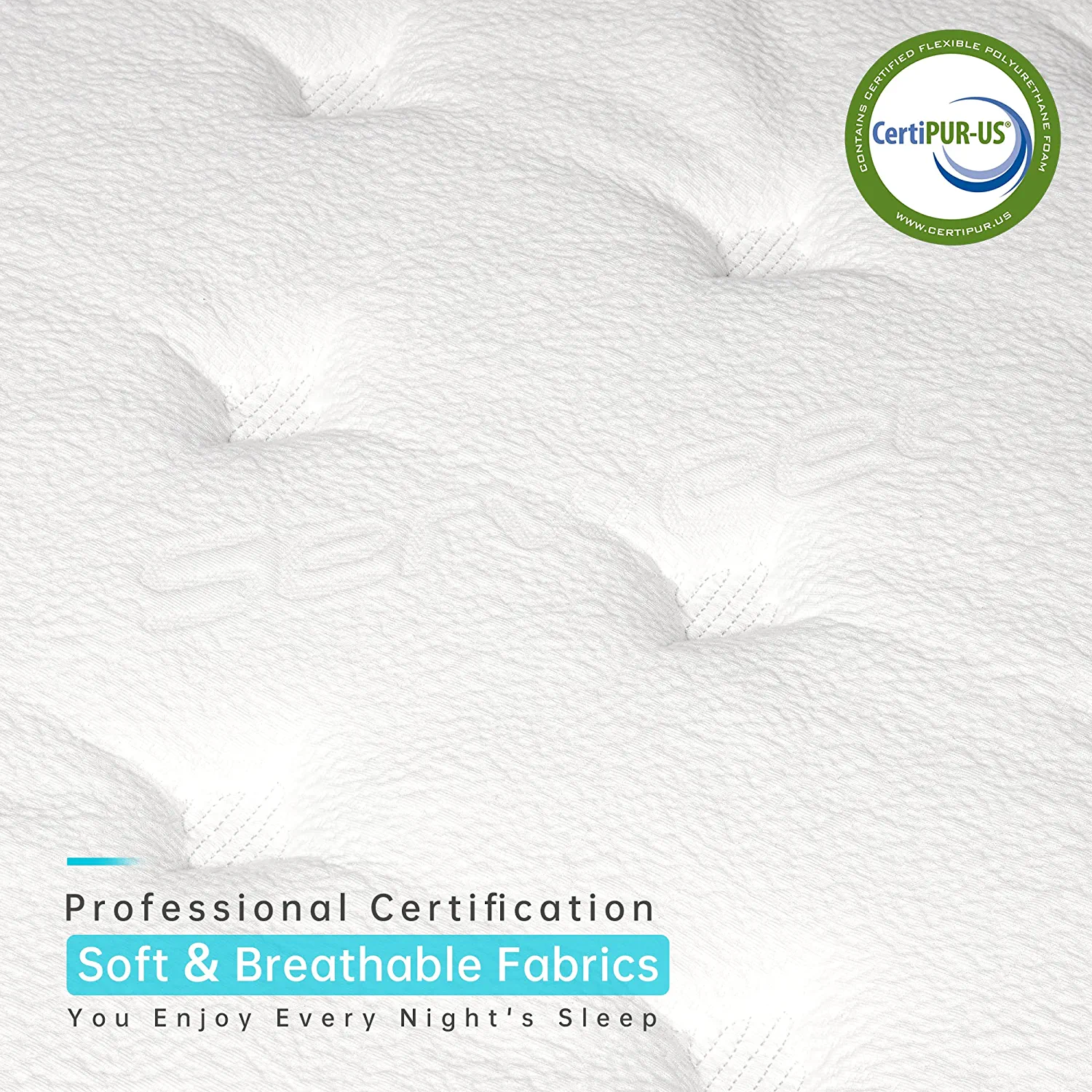 Full Size Mattress, Serweet 8 Inch Gel Memory Foam Hybrid Mattress, Fiberglass Free