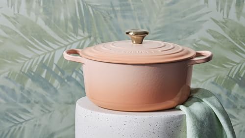 Le Creuset Enameled Cast Iron Signature Round Dutch Oven, 5.5 qt., Cerise