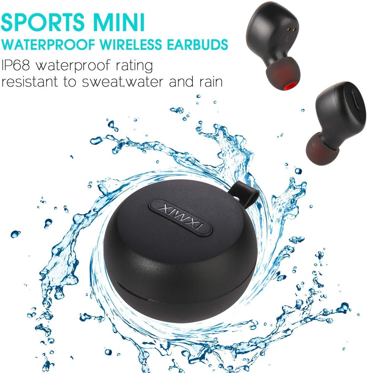 IP68 Waterproof Swimming Earbuds
