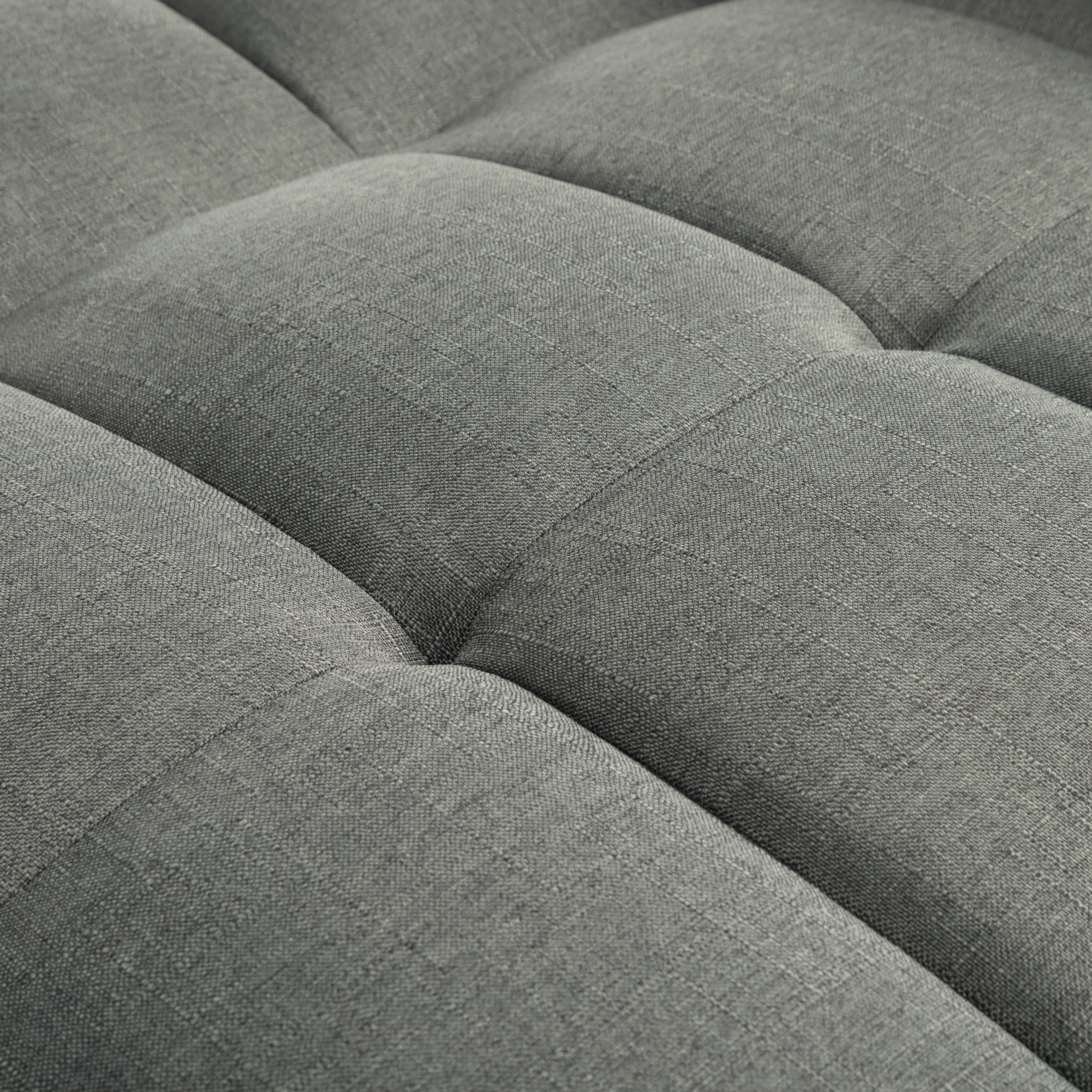 BSHTI Futon Sofa bed, Featuring a split back, square arms, and tapered wood legs