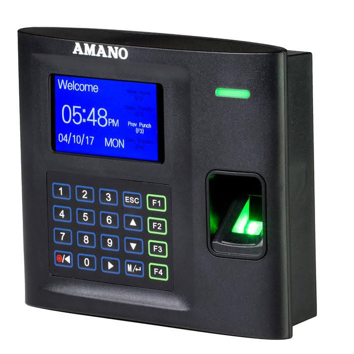 Amano Mtx-30F/a964 Biometric Fingerprint Time System