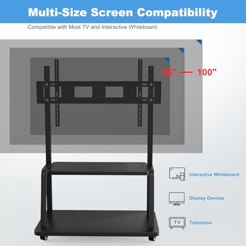 LINGHUFOX Digital Whiteboard, 86inch 4K Touch Screen Electronic Smart Board, All in One Interactive Whiteboard for Classroom, Built-in 48MP Camera