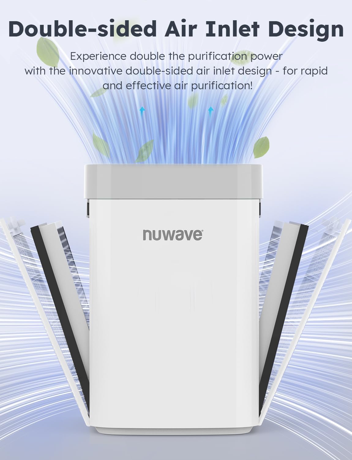 Nuwave Portable Air Purifier for Large Room up to 1361 Sq Ft with PM 2.5 Display Air Quality Sensor