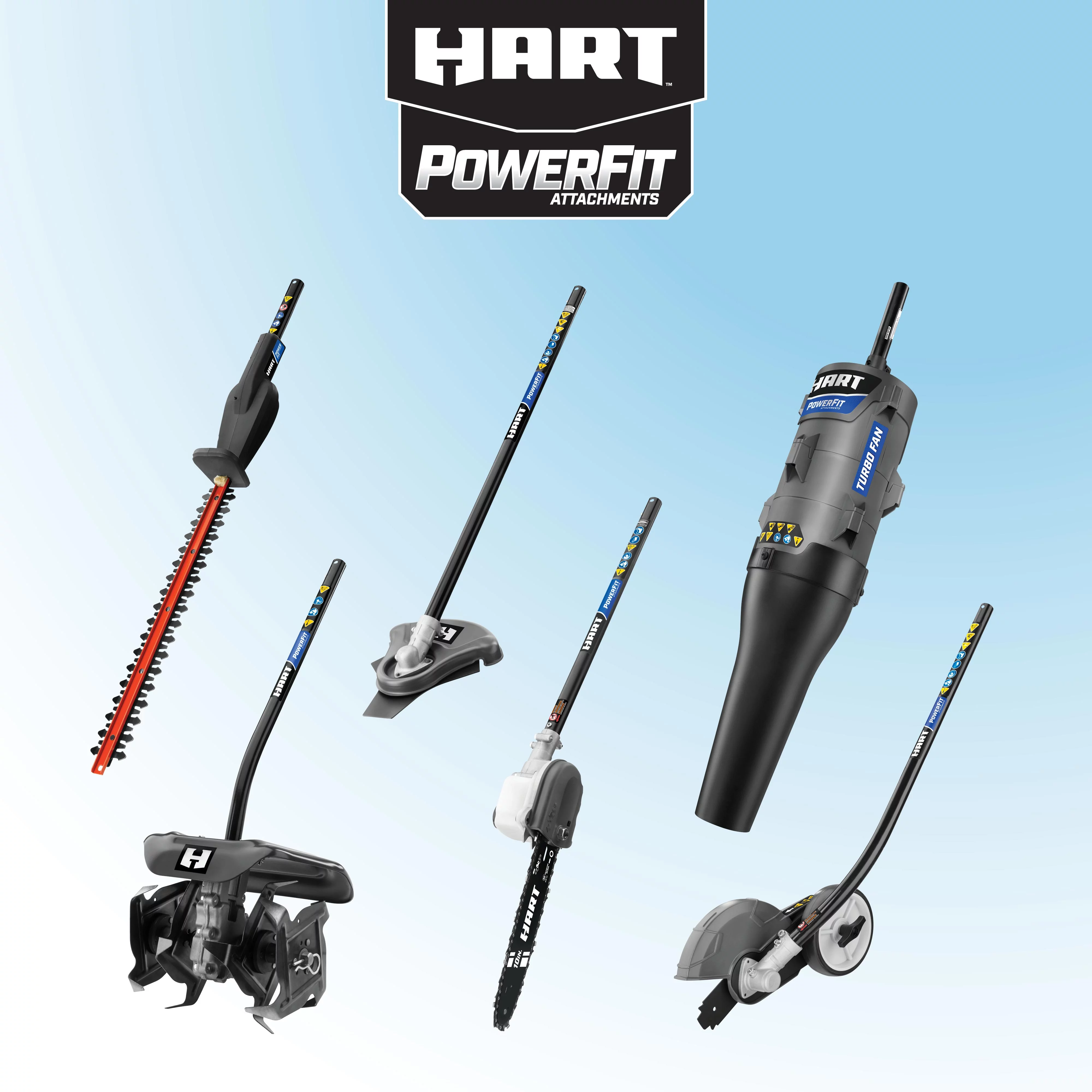 HART 40 Volt Cordless Brushless Attachment Capable 15-inch String Trimmer Kit, (1) 4.0Ah Lithium-Ion Battery