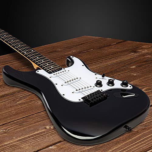 LyxPro Electric Guitar 39" inch Complete Beginner Starter kit Full Size with 20w Amp, Package Includes All Accessories, Digital Tuner, Strings, Picks