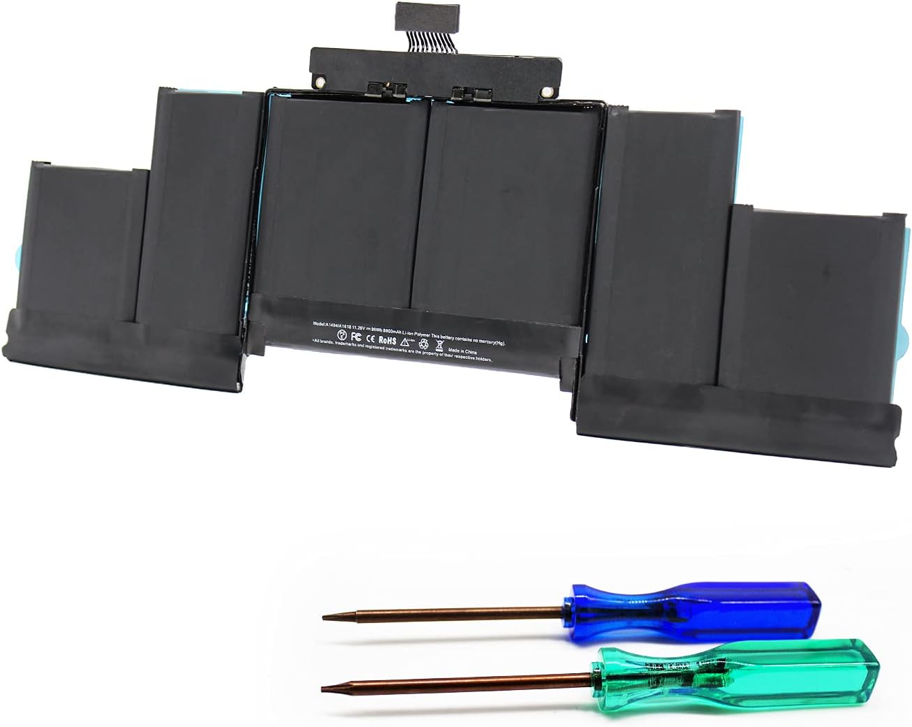 A1494 A1618 Battery Only for (Mid 2015, Mid 2014, Late 2013) A1398 - Puredick Replacement Battery for 15-inch A1398